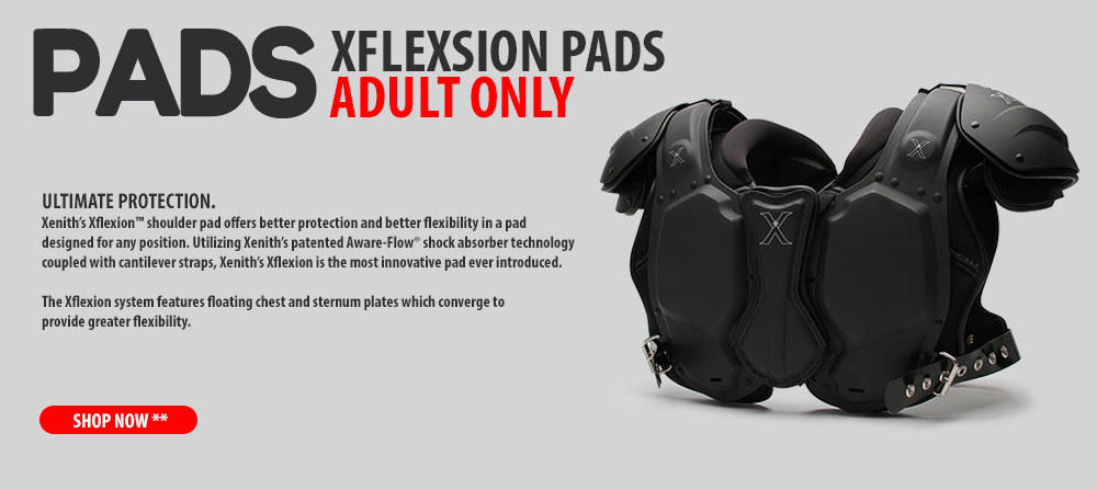 Xenith Xflexion Football Pads - Adult